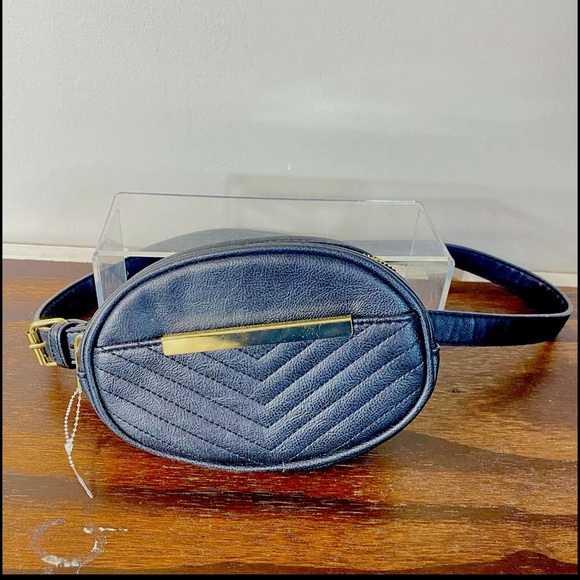 Womens Mini Belt Bag Waists Bag Black - Picture 2 of 8